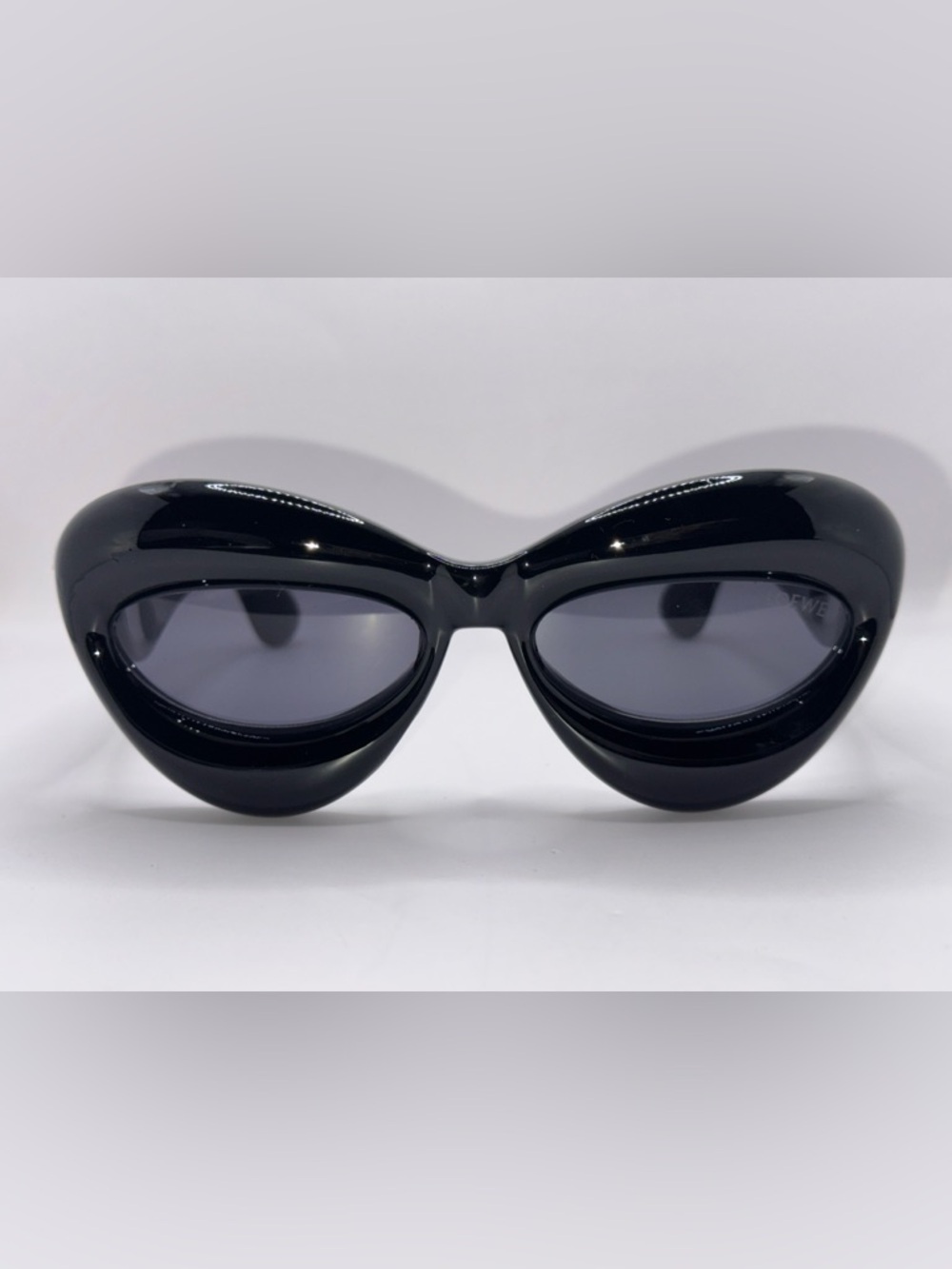 Loewe Black Sculptural Cat-Eye Sunglasses